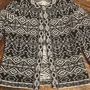 Vintage Nordic Ll Bean Cardigan Nordic Wool S Rare